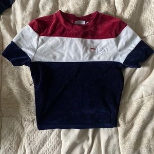 XS Fila crop top